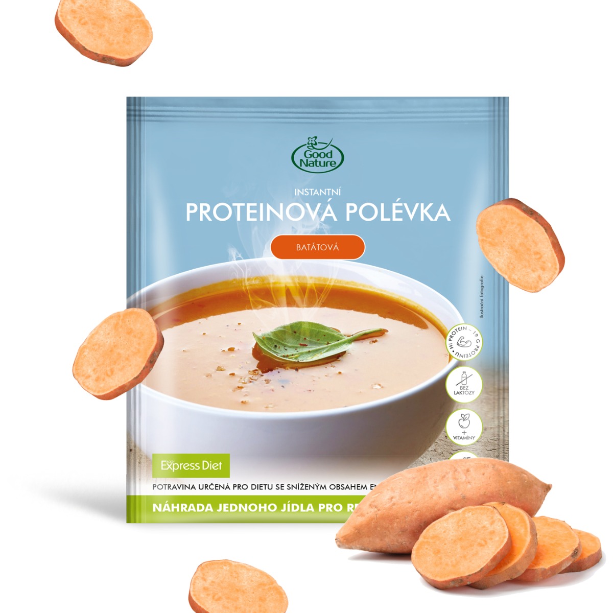 Express Diet Proteinová polévka batátová 55 g Express Diet