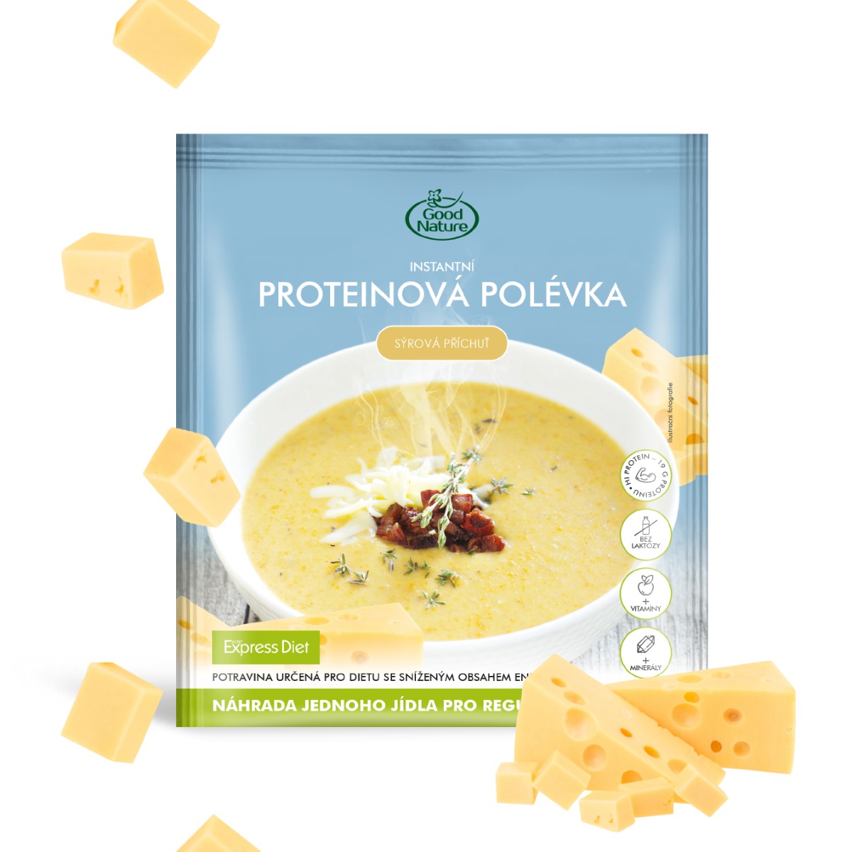 Express Diet Proteinová polévka sýrová 58 g Express Diet