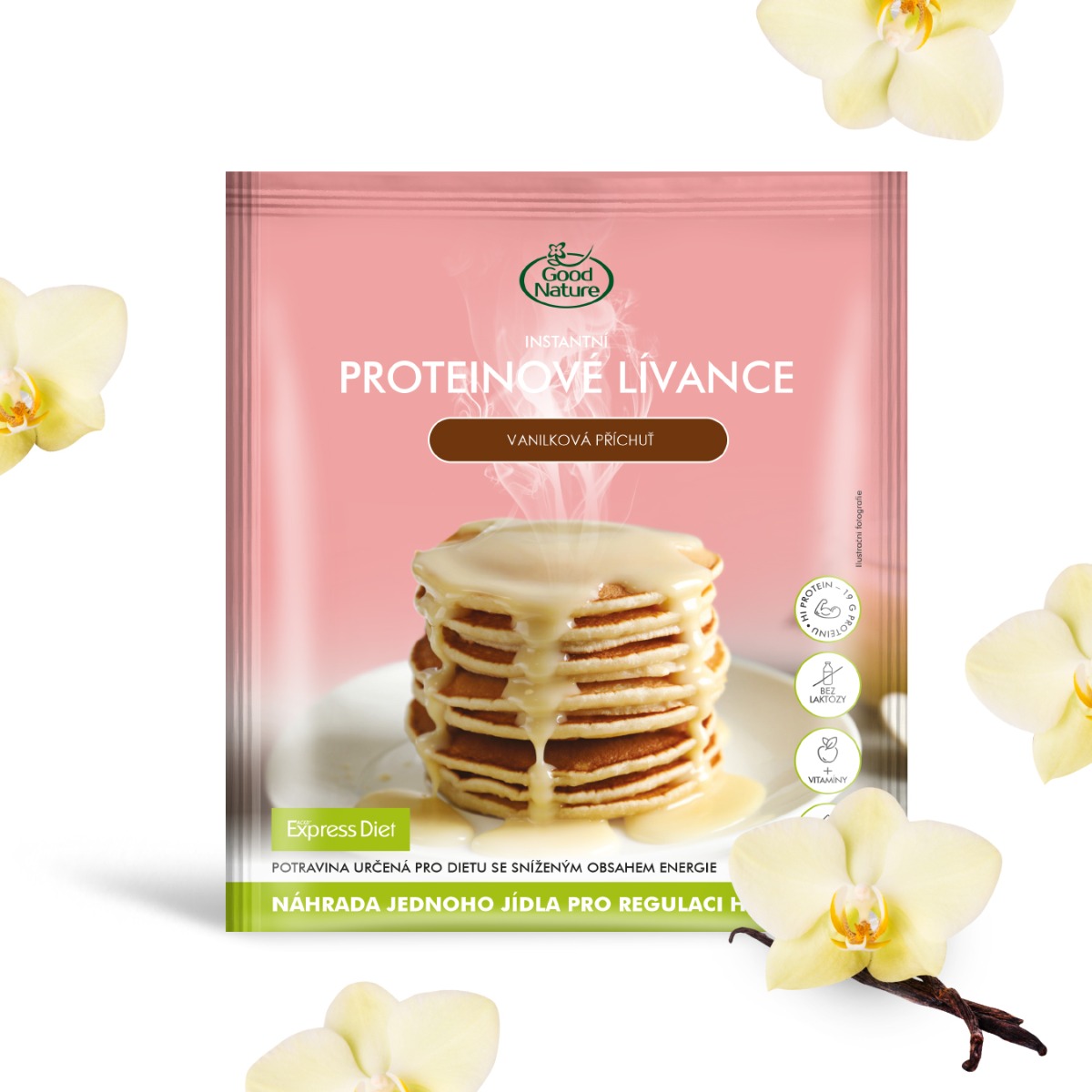 Express Diet Proteinové lívance vanilkové 65 g Express Diet