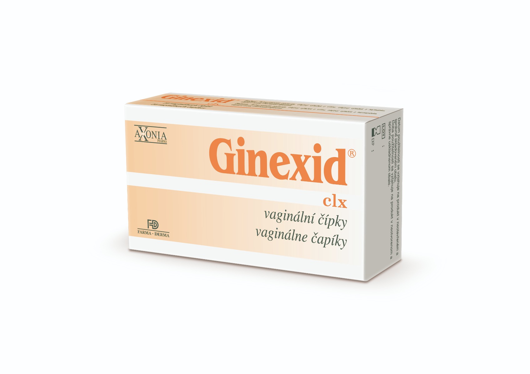 Ginexid Vaginální čípky 10x2 g Ginexid