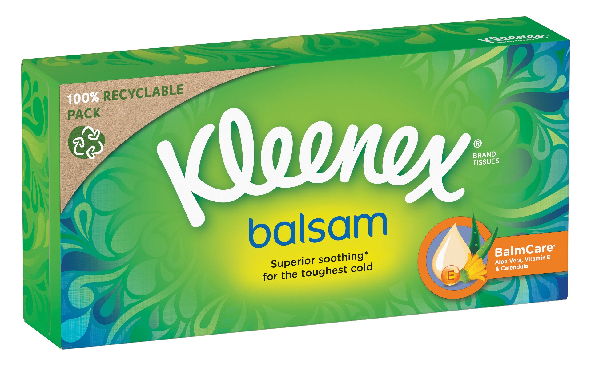 Kleenex Balsam Box papírové kapesníky 64 ks Kleenex