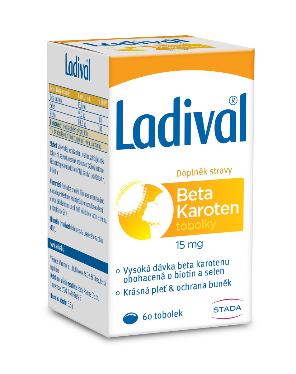 Ladival Beta Karoten 15 mg 60 tobolek Ladival