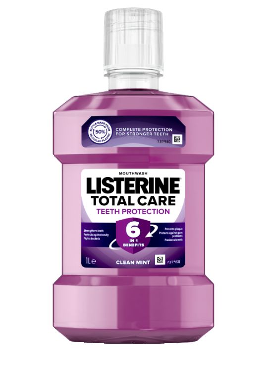 Listerine Total Care Teeth Protection ústní voda 1 l Listerine
