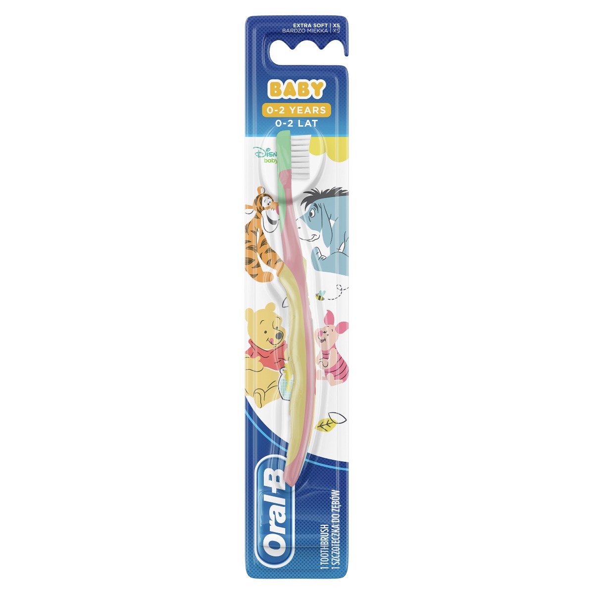 Oral-B Baby 0-2 roky Extra Soft zubní kartáček 1 ks Oral-B