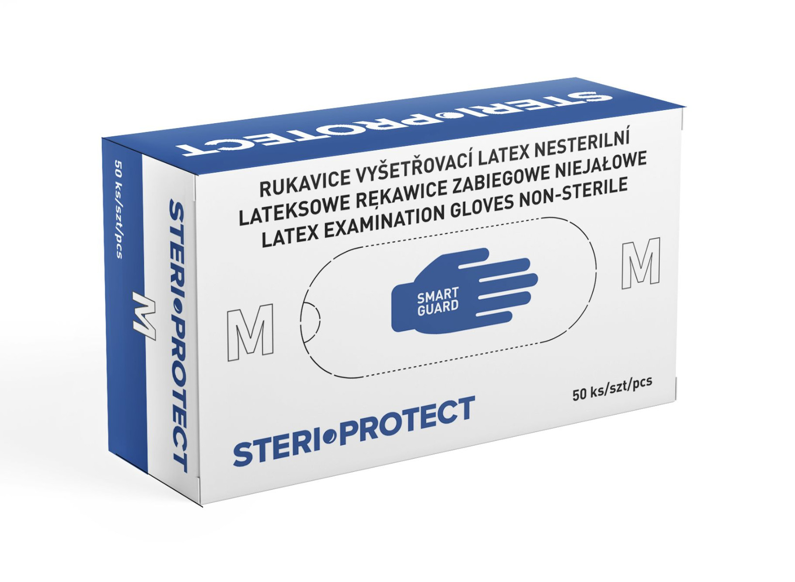 Steriwund Rukavice vyšetřovací latex nesterilní vel. M 50 ks Steriwund