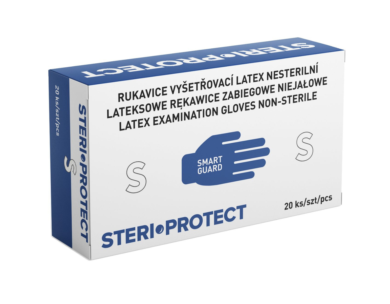 Steriwund Rukavice vyšetřovací latex s pudrem vel. S 20 ks Steriwund