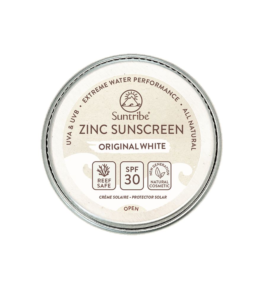 Suntribe Přírodní opalovací krém se zinkem Obličej&Sport bílý SPF30 15 g Suntribe