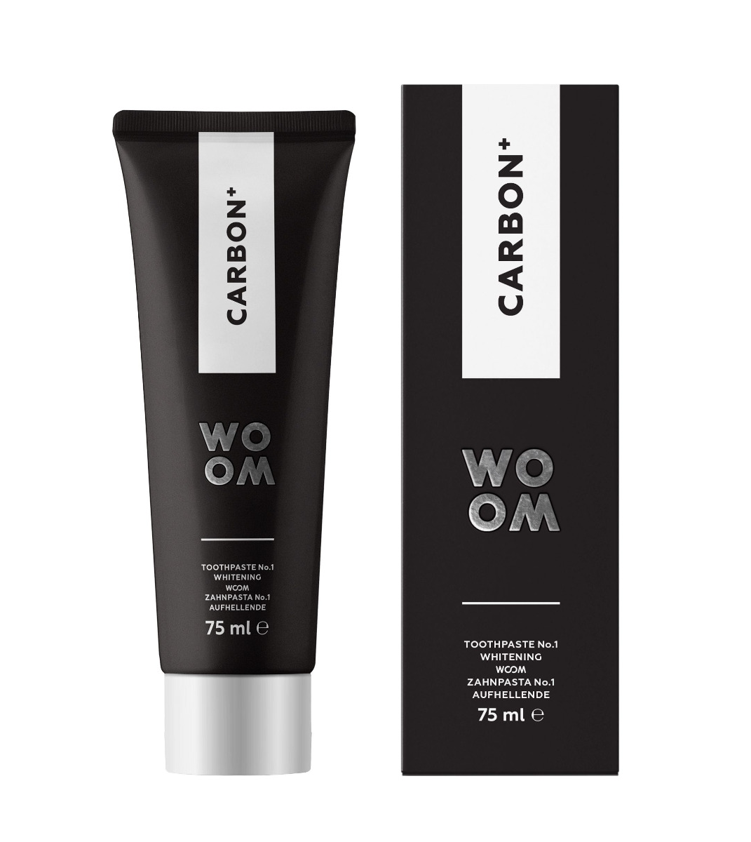 WOOM CARBON+ černá zubní pasta 75 ml WOOM