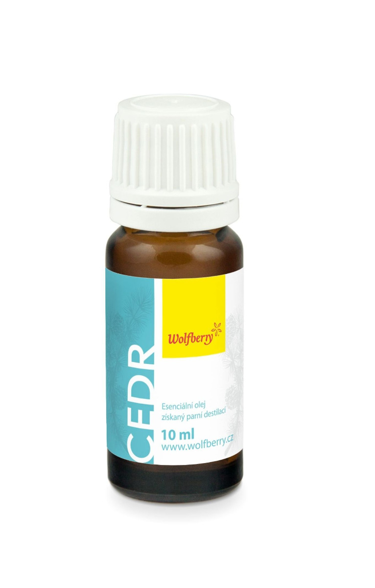 Wolfberry Esenciální olej Cedr 10 ml Wolfberry