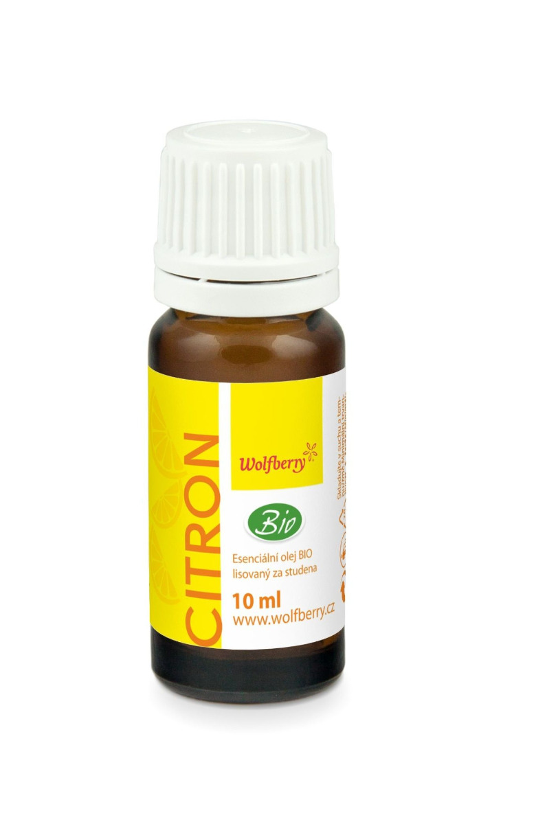 Wolfberry Esenciální olej Citron BIO 10 ml Wolfberry