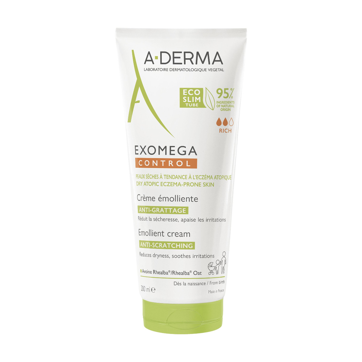 A-Derma Exomega Control Emolienční krém 200 ml A-Derma