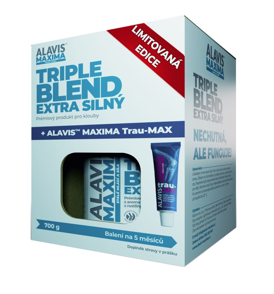 Alavis Maxima TRIPLE BLEND Extra silný 700 g + Alavis Maxima Trau-MAX Alavis