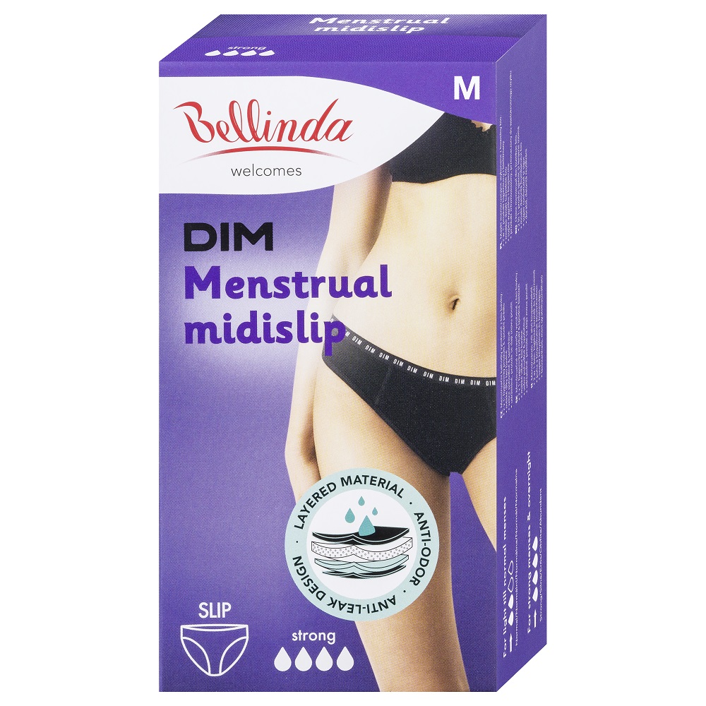 Bellinda Menstruační kalhotky strong vel.M 1 ks černé Bellinda