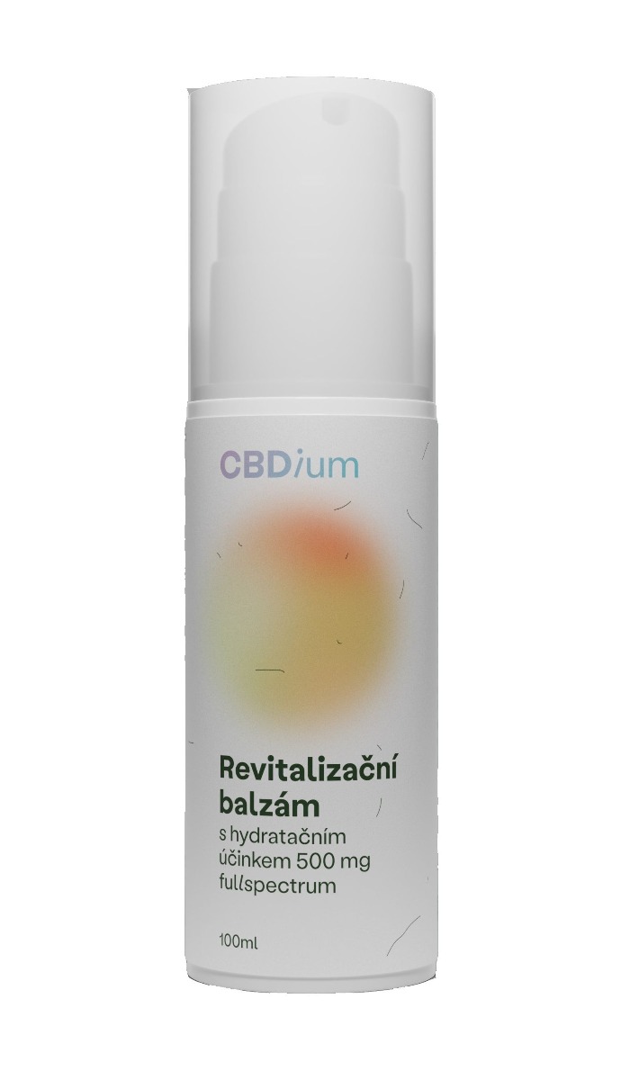 CBDium Revitalizační balzám 500 fullspectrum 100 ml CBDium