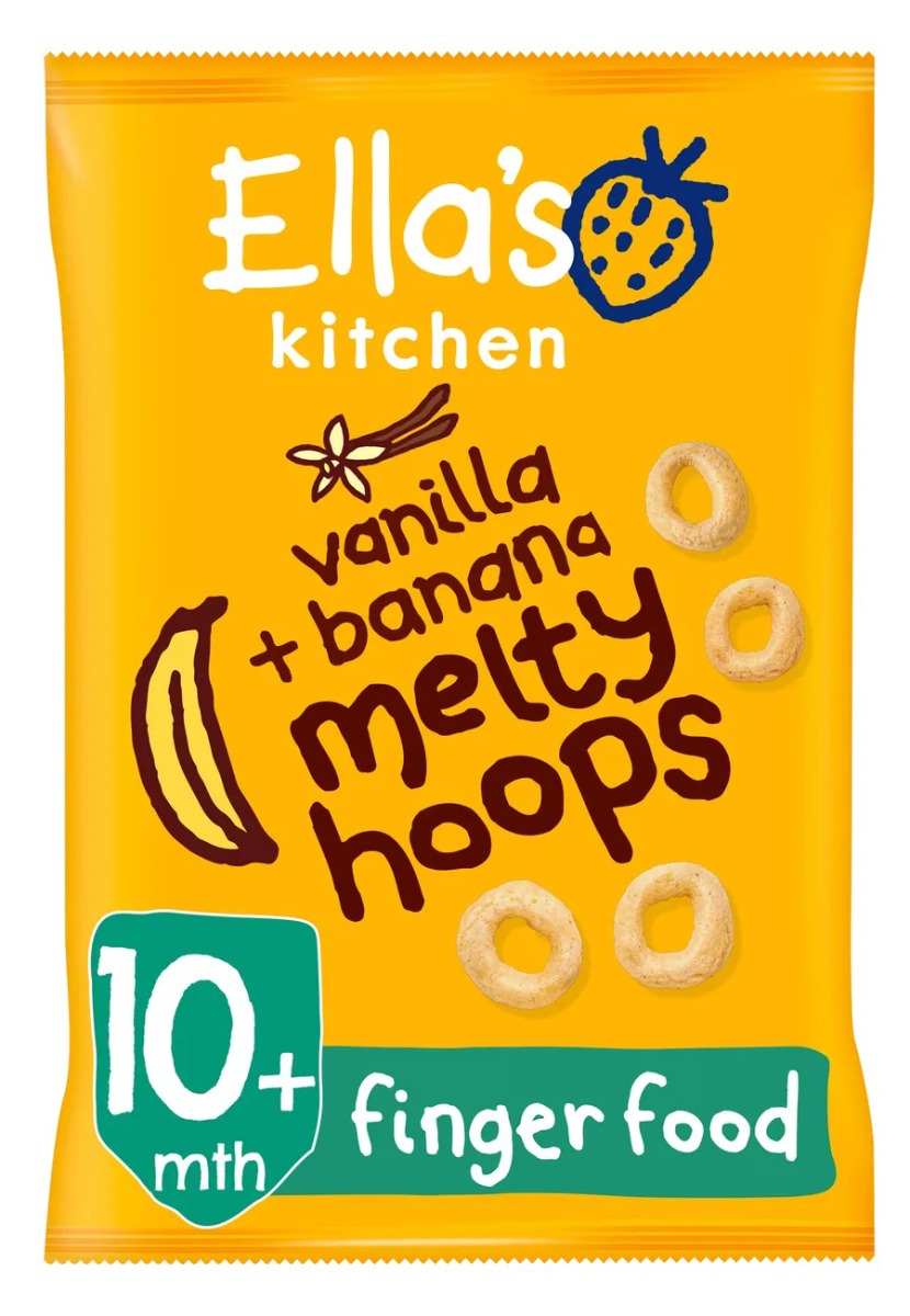 Ellas Kitchen BIO Kroužky Banán a vanilka 20 g Ellas Kitchen