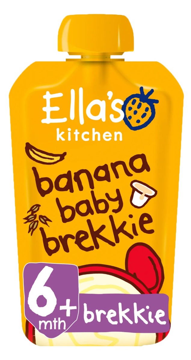 Ellas Kitchen BIO Snídaně Banán a jogurt kapsička 100 g Ellas Kitchen