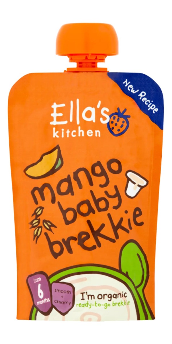 Ellas Kitchen BIO Snídaně Mango a jogurt kapsička 100 g Ellas Kitchen
