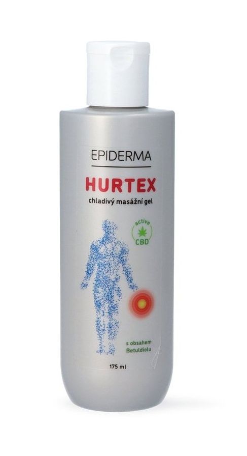 Epiderma Hurtex CBD chladivý masážní gel 175 ml Epiderma