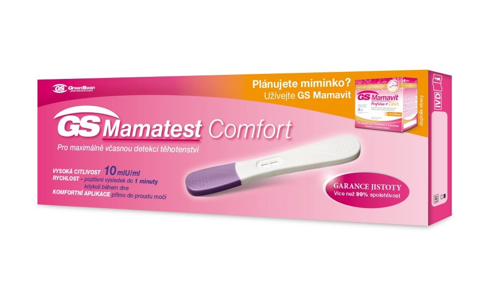 GS Mamatest Comfort těhotenský test 1 ks GS