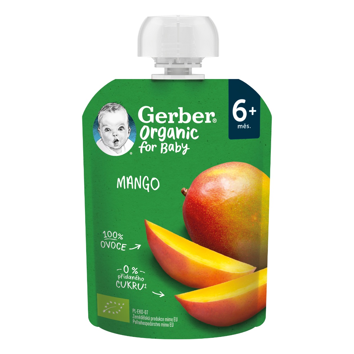 Gerber Organic for Baby Kapsička Mango 100% BIO 90 g Gerber