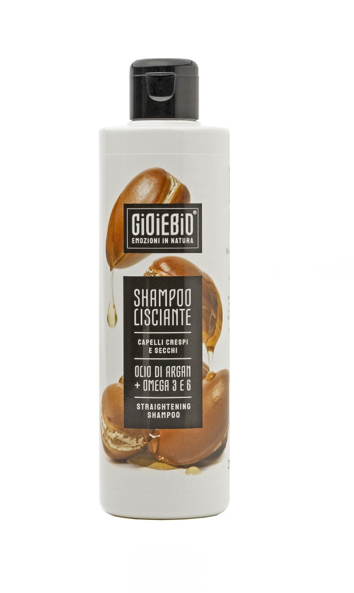 GioieBio Argan a Omega 3 a 6 Šampon vyhlazující BIO 250 ml GioieBio