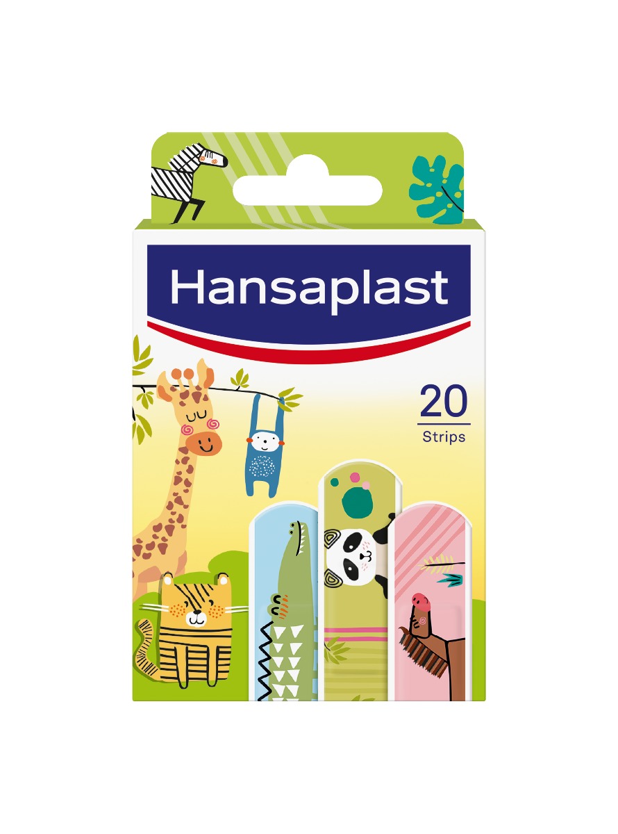 Hansaplast Zvířátka náplast 20 ks Hansaplast