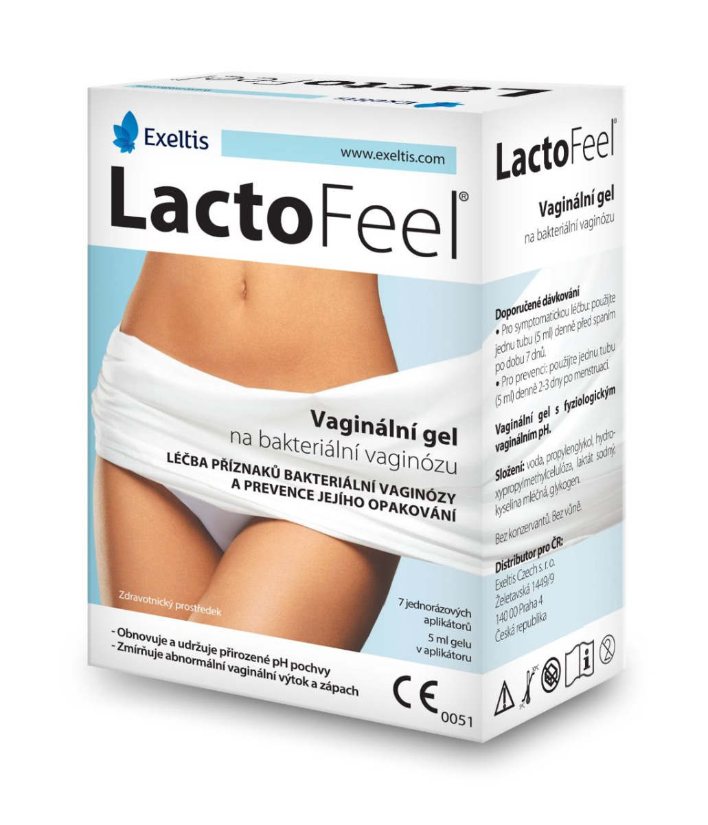 LactoFeel Vaginální gel 7x5 ml LactoFeel