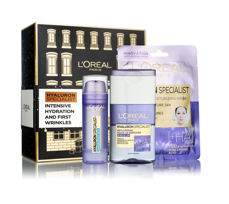 Loréal Paris Hyaluron Specialist dárková sada pro hydrataci pleti 3 ks Loréal Paris