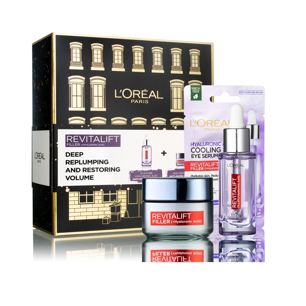 Loréal Paris Revitalift Filler dárková sada pro omlazení pleti 3 ks Loréal Paris