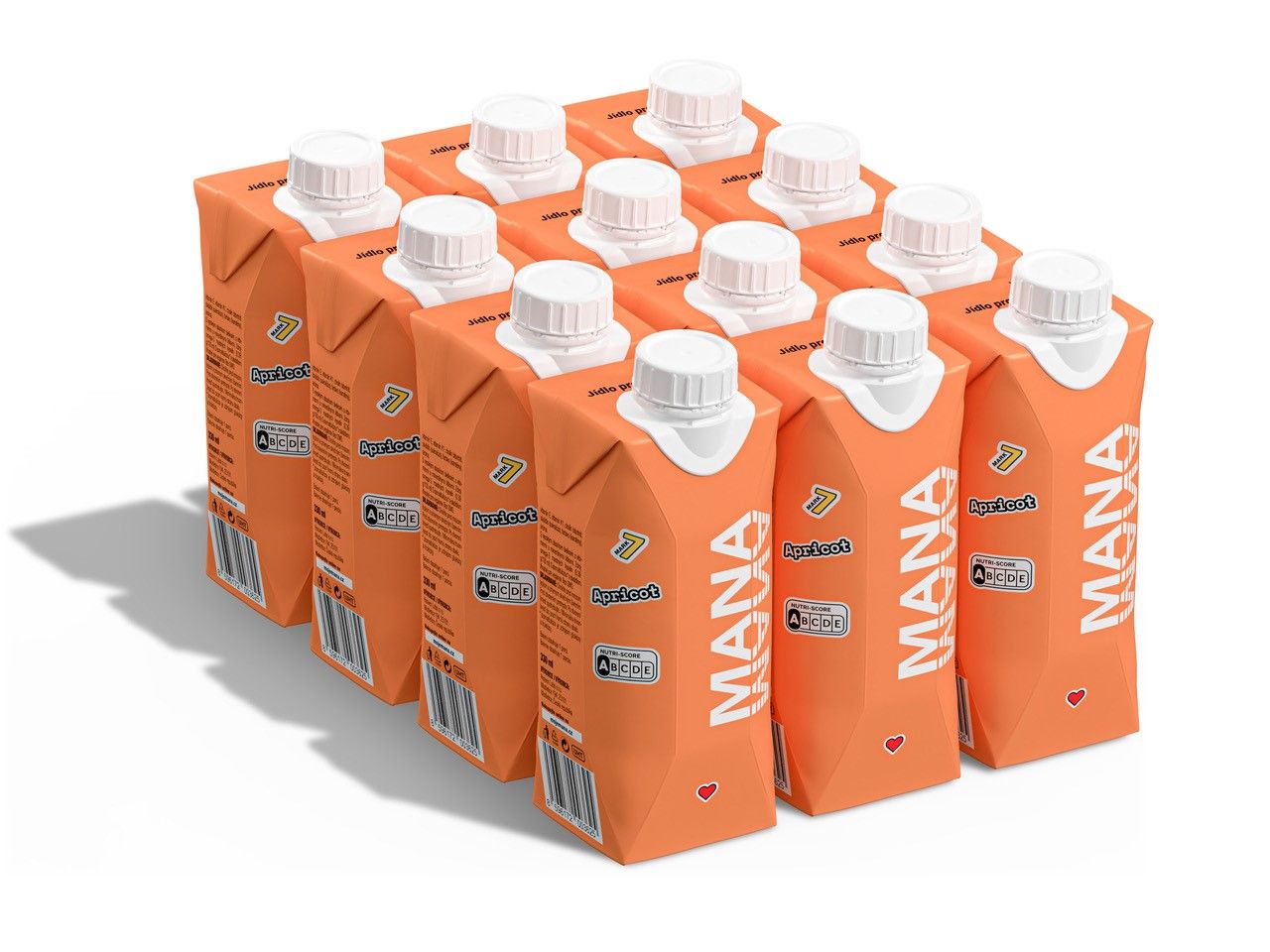 MANA Drink Apricot Mark 7 hotové jídlo 12x330 ml MANA