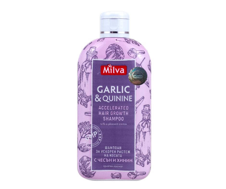 Milva Šampon s česnekem a chininem 200 ml Milva