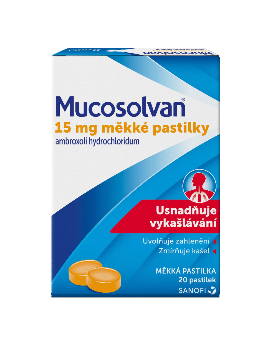 Mucosolvan 15 mg 20 pastilek Mucosolvan