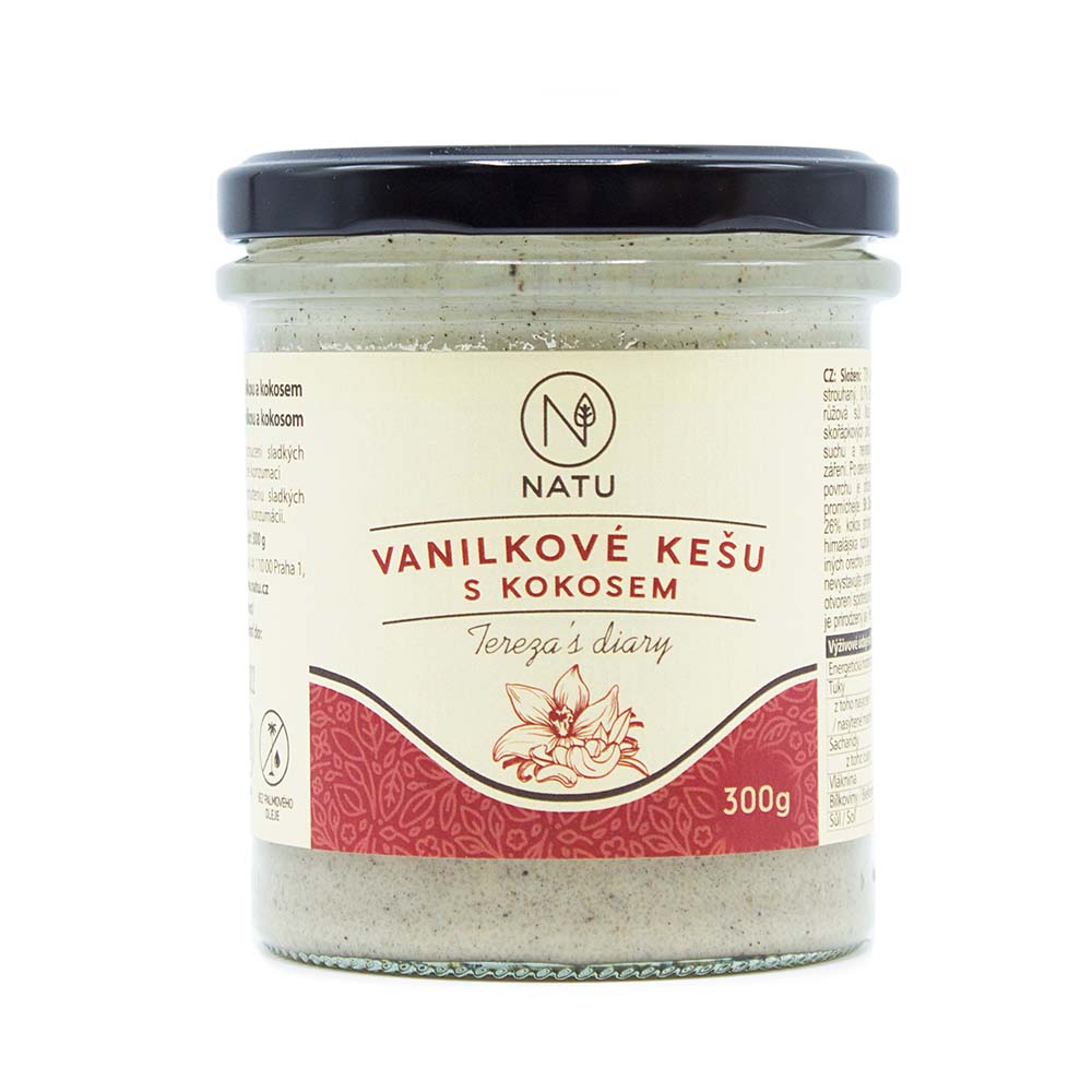 NATU Vanilkové kešu s kokosem 300 g NATU