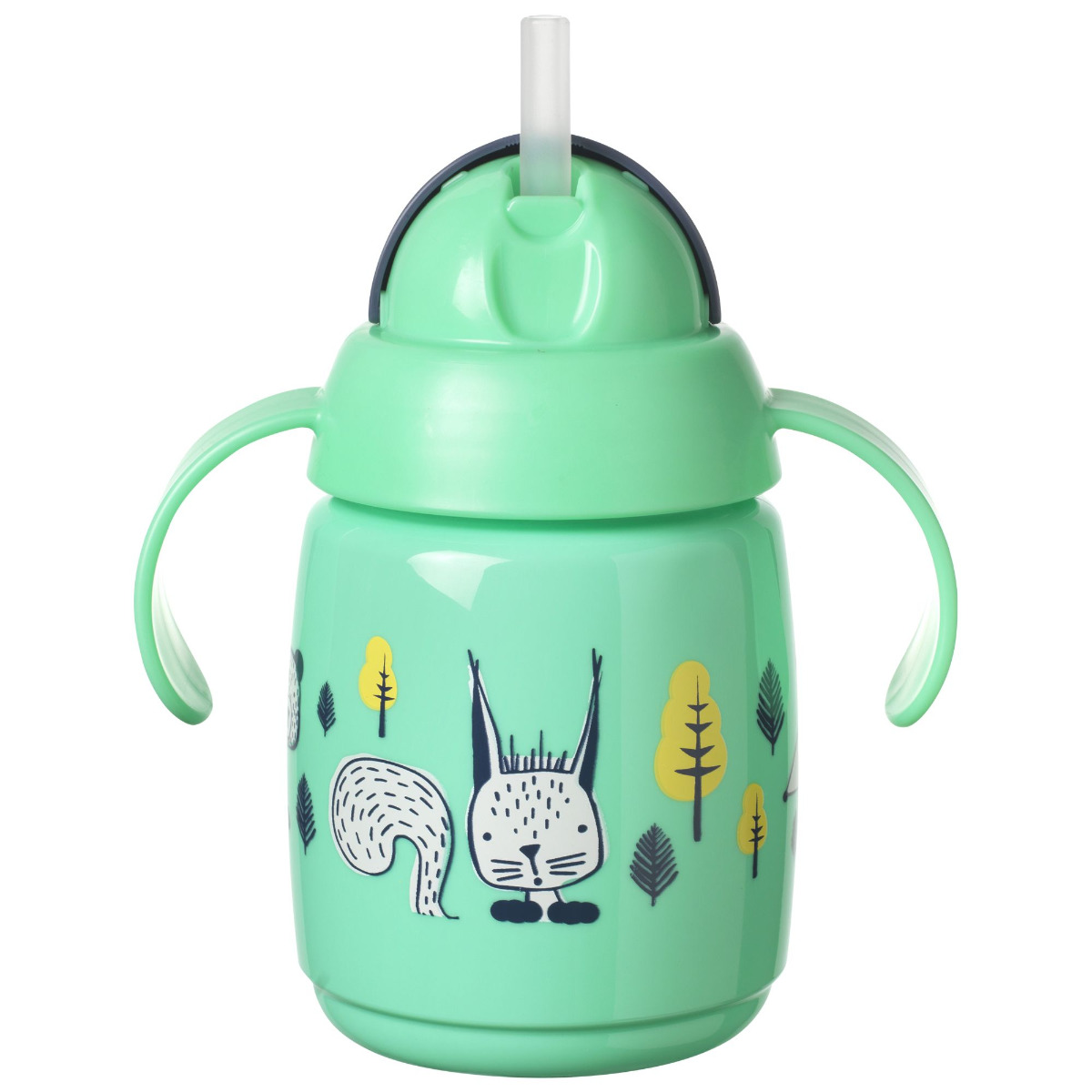 Tommee Tippee Netekoucí hrnek Superstar s brčkem 6m+ 300 ml Green 1 ks Tommee Tippee