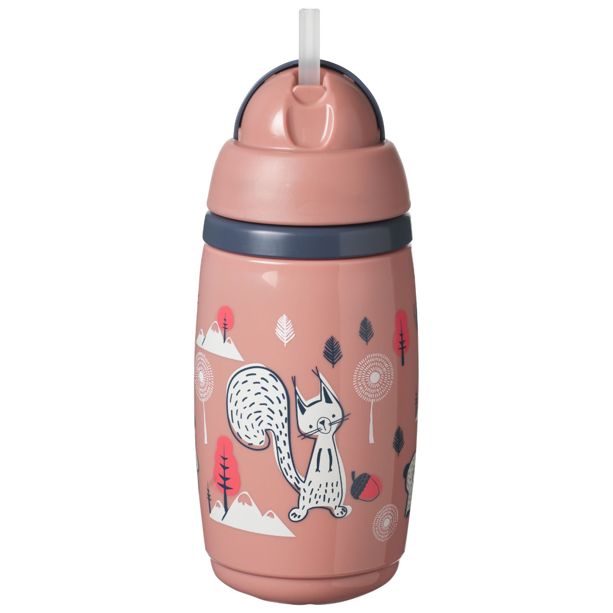 Tommee Tippee Netekoucí termohrnek Superstar s brčkem 12m+ 266 ml Pink 1 ks Tommee Tippee