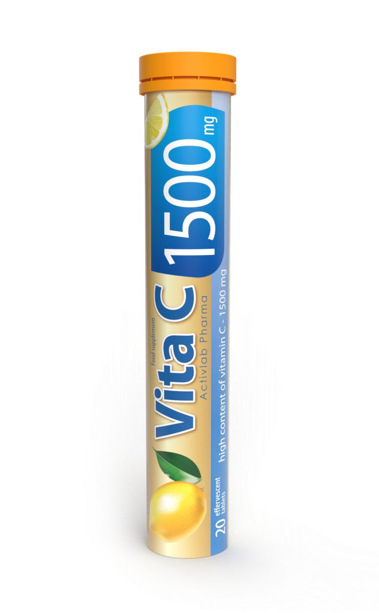 Activlab Vita C 1500 mg 20 šumivých tablet Activlab