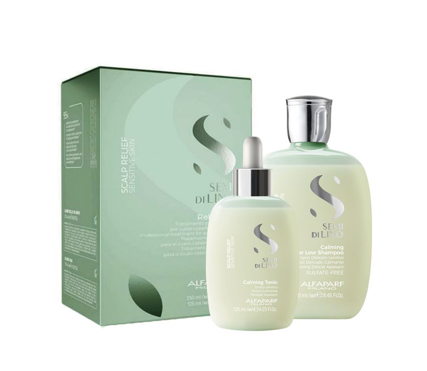 Alfaparf Milano Semi di Lino Scalp Relief set pro citlivou pokožku hlavy Alfaparf Milano