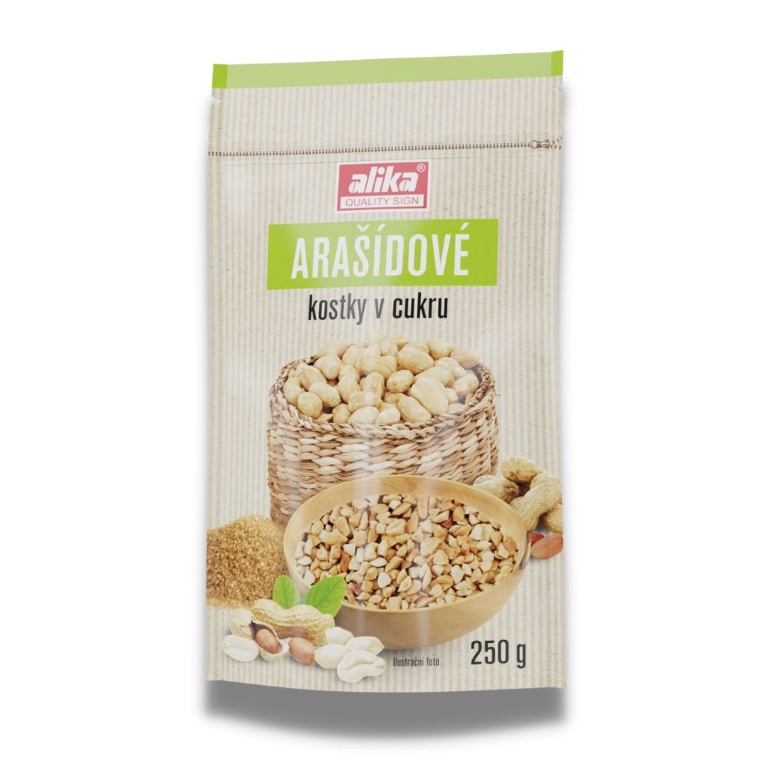 Alika Arašídové kostky v cukru 250 g Alika