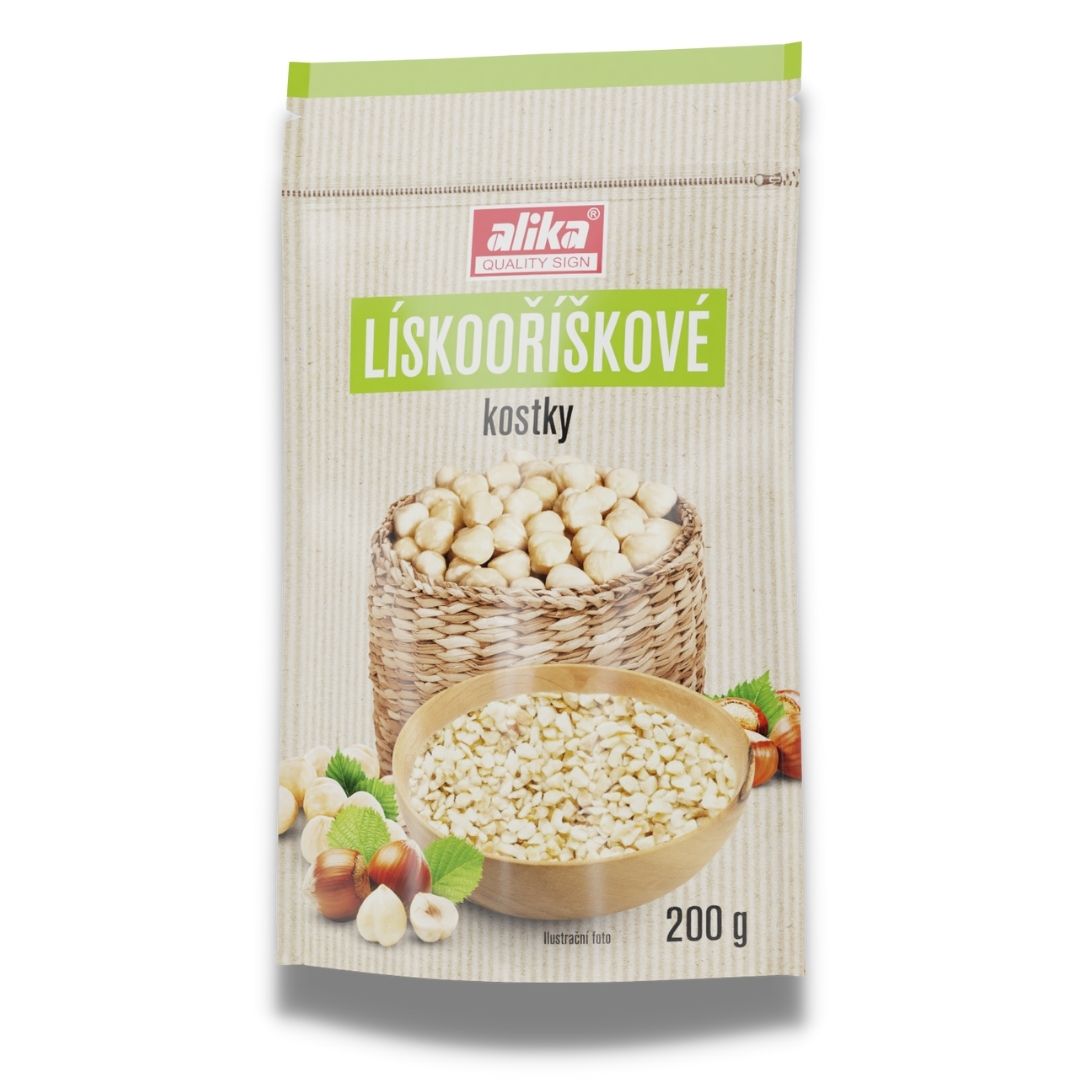 Alika Lískooříškové kostky pražené 200 g Alika