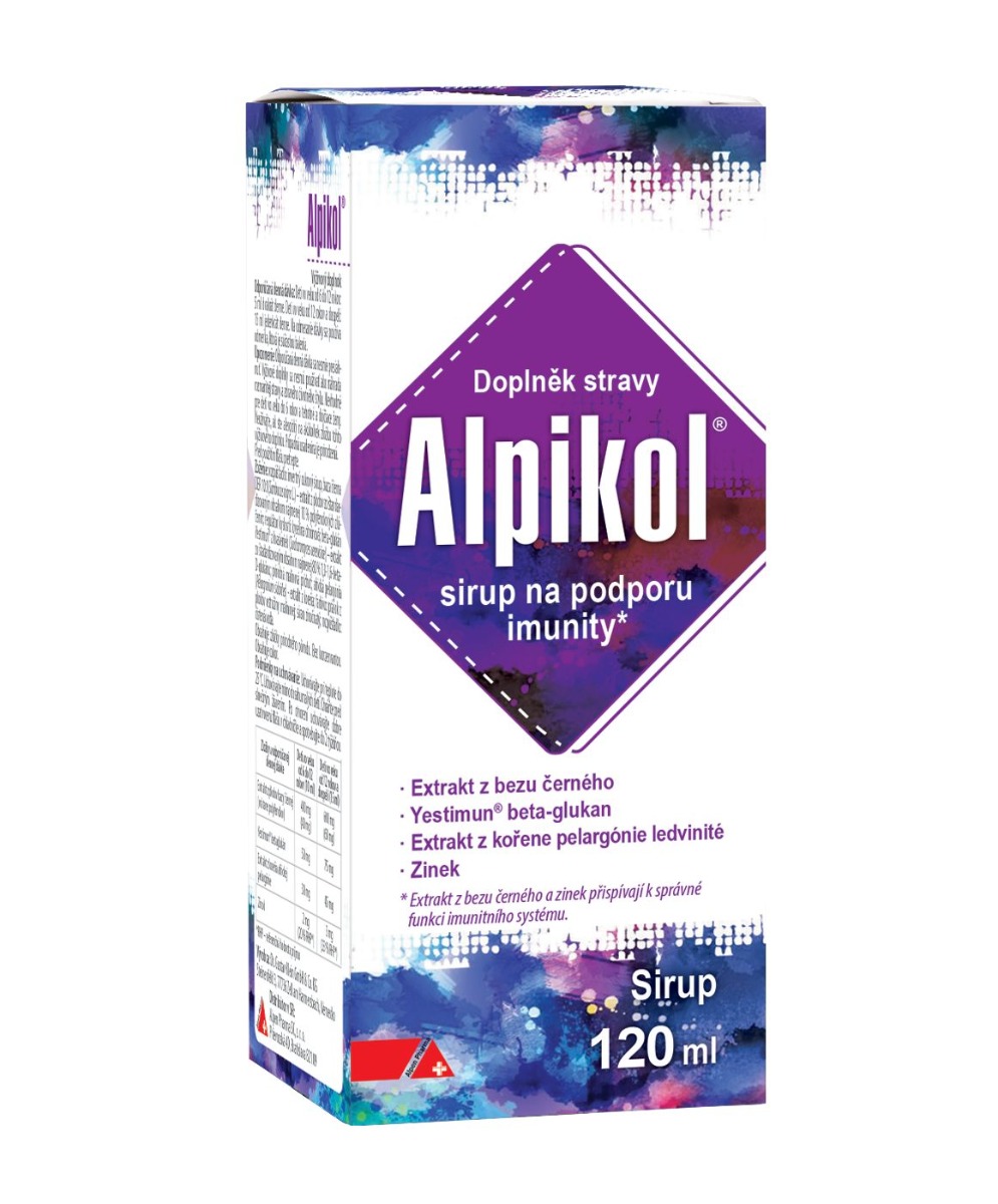 Alpikol Sirup na podporu imunity 120 ml Alpikol