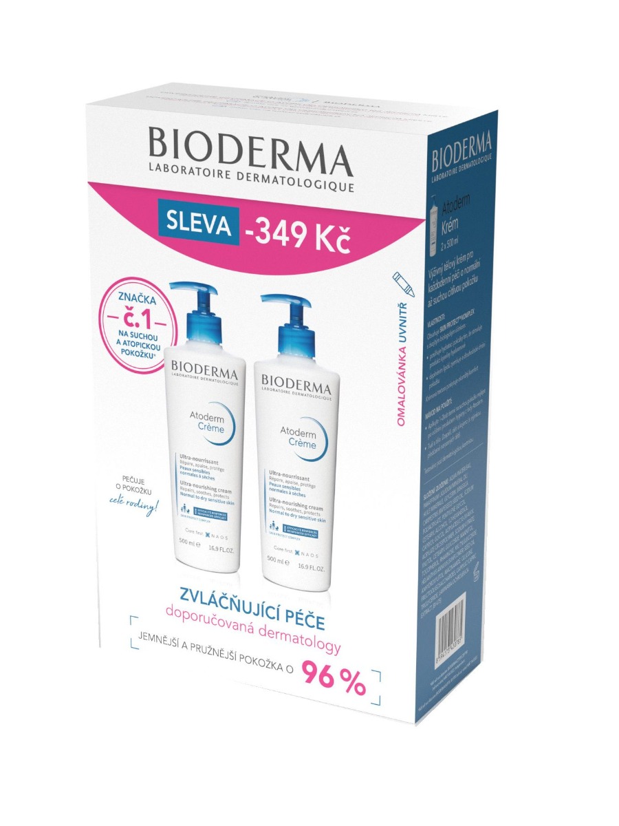 BIODERMA Atoderm krém 500 ml 1+1 BIODERMA