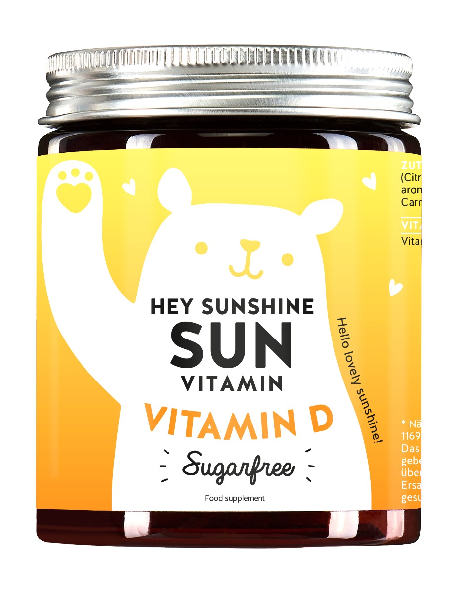 Bears With Benefits Hey Sunshine komplex s vitamínem D3 bez cukru 60 ks Bears With Benefits