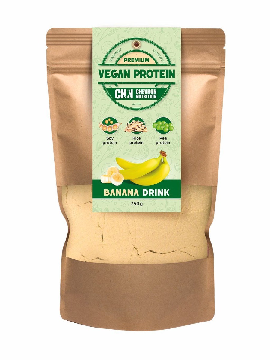 Chevron Nutrition Premium Vegan Protein Banán 750 g Chevron Nutrition