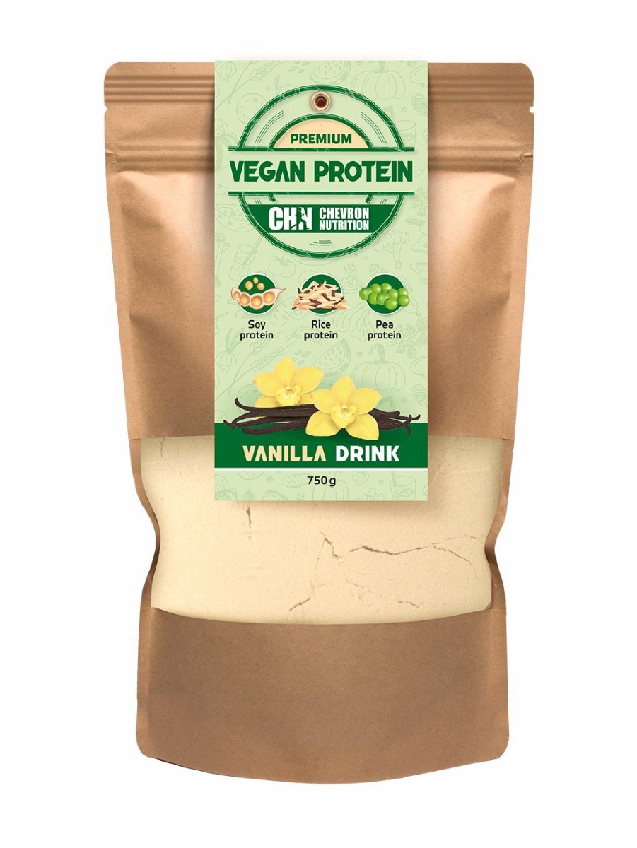 Chevron Nutrition Premium Vegan Protein Vanilka 750 g Chevron Nutrition
