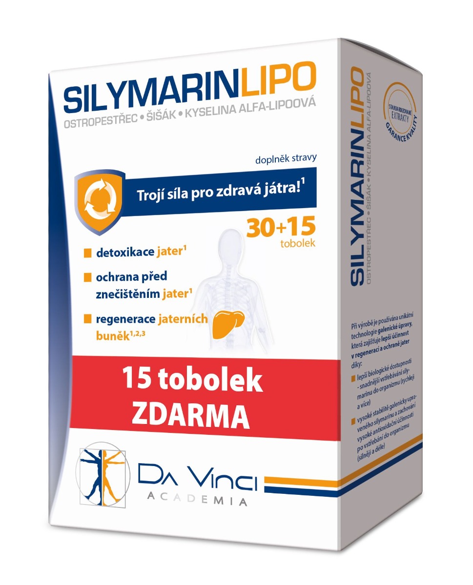 Da Vinci Academia SILYMARIN LIPO 30+15 tobolek Da Vinci Academia