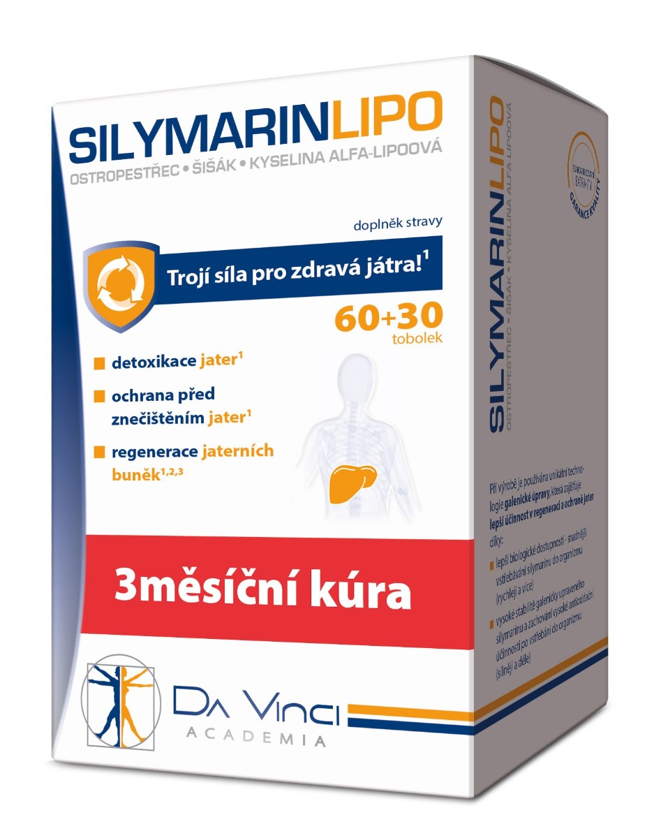 Da Vinci Academia SILYMARIN LIPO 60+30 tobolek Da Vinci Academia