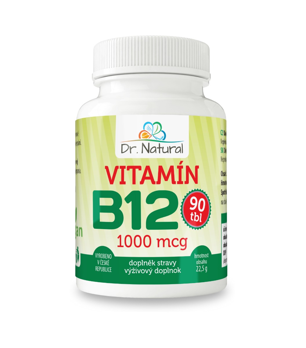Dr. Natural Vitamín B12 1 000 mg 90 tablet Dr. Natural