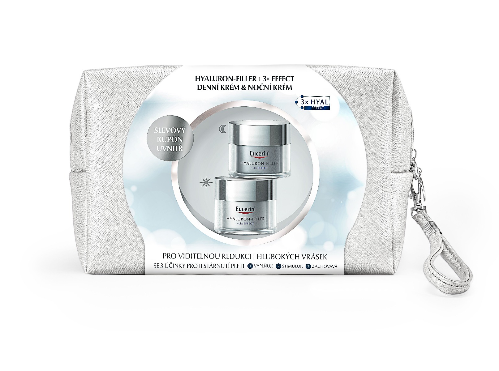 Eucerin Hyaluron-Filler + 3x Effect vánoční kazeta 2022 Eucerin
