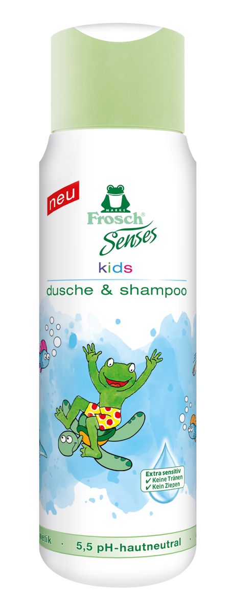 Frosch Senses Sprchový gel a šampon pro děti EKO 300 ml Frosch