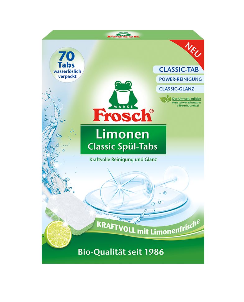 Frosch Tablety do myčky klasické Limetka EKO 70 tablet Frosch